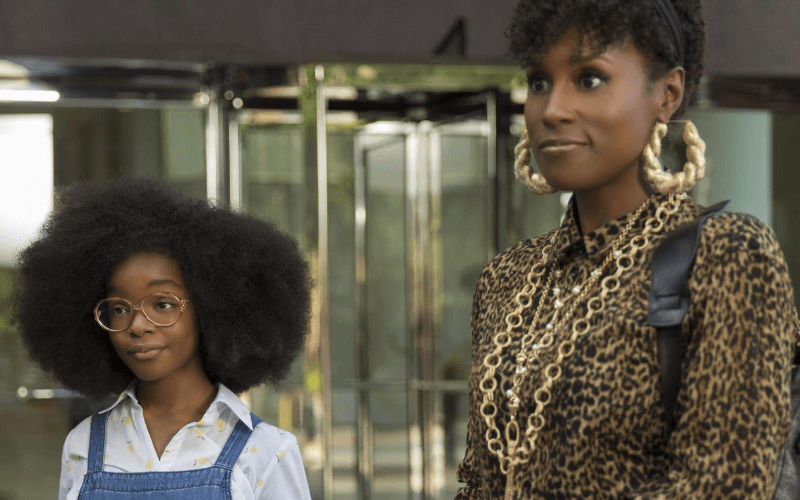 Picture of Marsai Martin and Issa Rae stars of Little